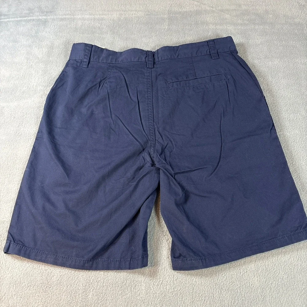 Cat & Jack Boys Navy Blue Flat Front Shorts Adjustable Waist Size 16 NWT